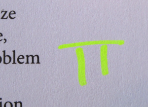 What's that? Pi? It's is just the TT / Test Tip notation I made while reading. TestTip